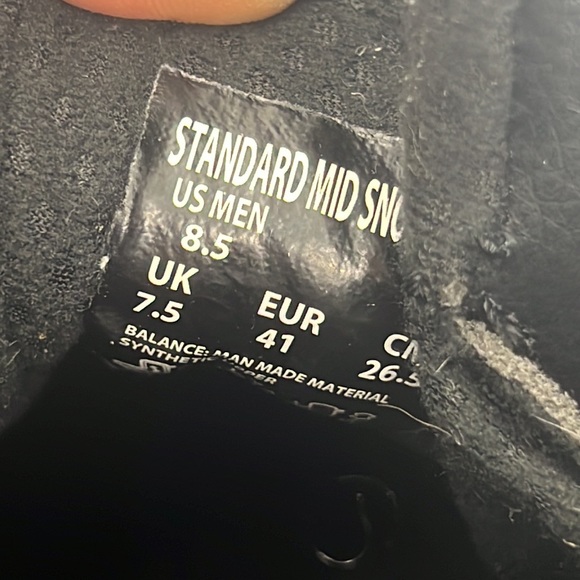 Vans Boots mens checkered snow winter black blue 8.5 new - Picture 7 of 9